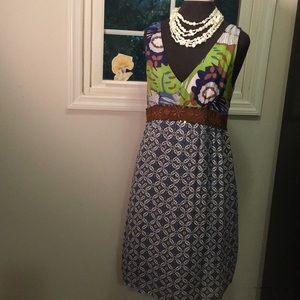 Boston Proper Gorgeous Sleeveless Dress SZ M